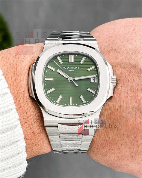 patek philippe 5711 white dial discontinued|olive green dial 5711.